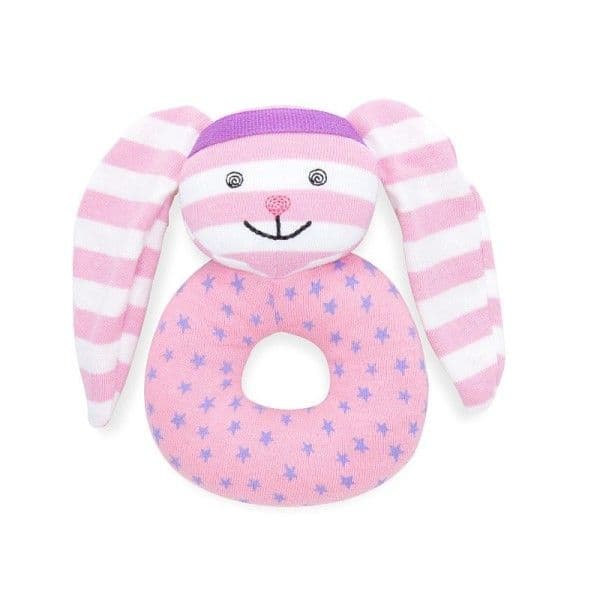 Hochet Organic Farm Buddies™ Souris Danseuse hiP Hop Coton Bio - J