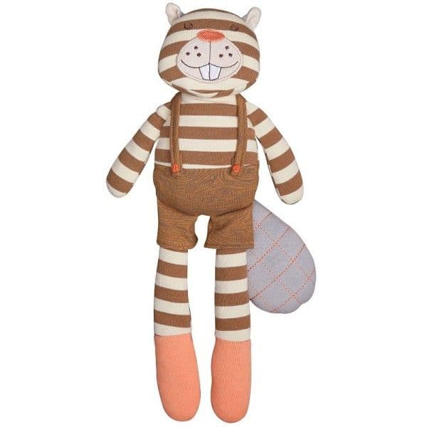 Peluche Bio Organic Farm Buddies™ Castor Biber Coton Bio - Peluche B