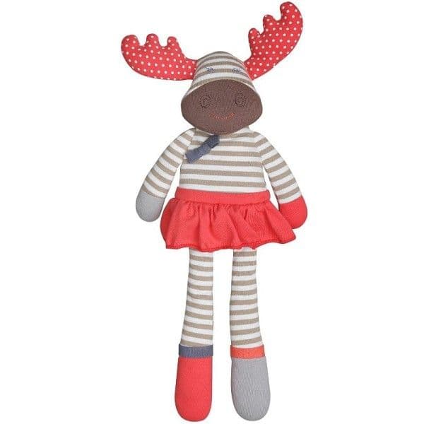 Doudou Peluche Coton Bio Organic Farm Buddies™ Élan 'Fanny' - Do