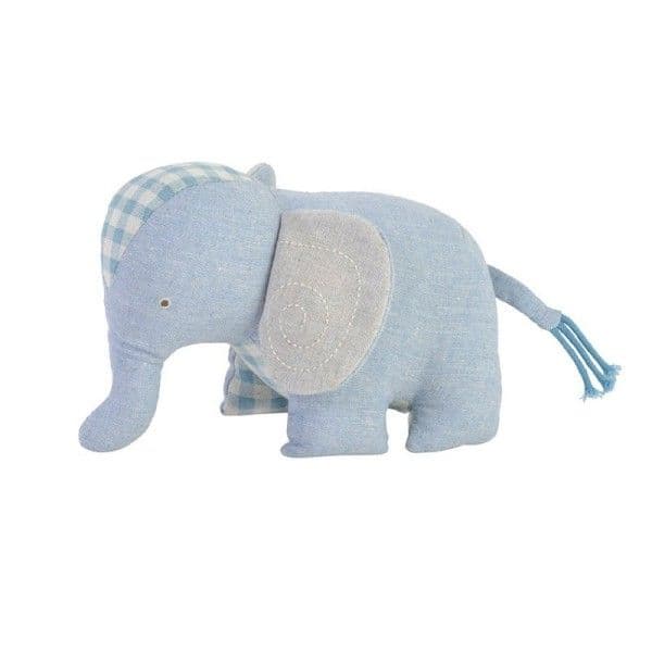 Peluche Doudou Elephant Bleu Energy 20 cm Happy Horse - Doudou