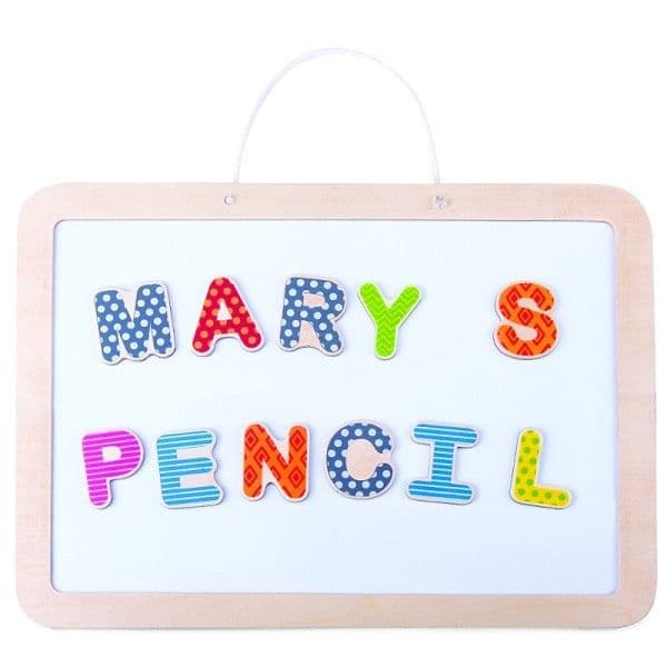 Puzzle de Lettres Majuscules Abécédaire (Anglais) & Ardoise M