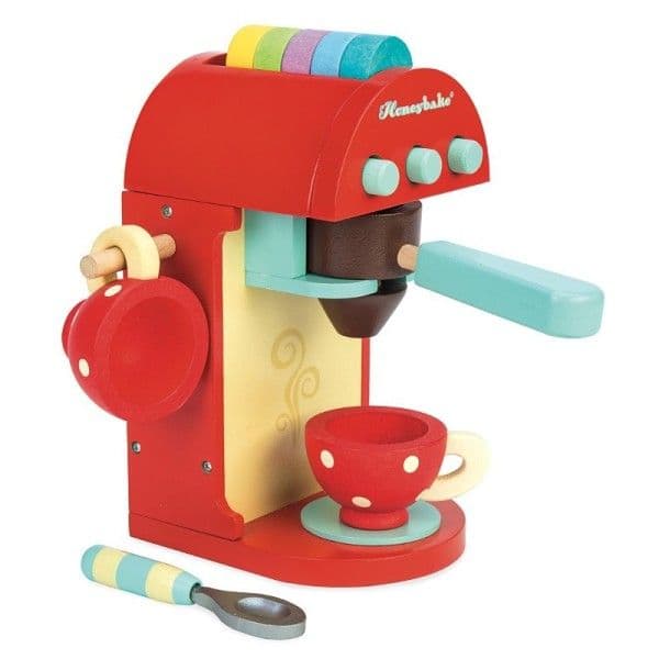 Dinette en bois machine service café Expresso 'Honey Bake' Le Toy