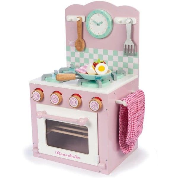 Dinette en bois Rose Cuisinière avec Four 'Honey Bake' Le Toy Van® -