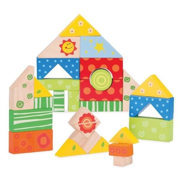 Ensemble de 30 Cubes & Formes Lumineuses Wonderworld® - Jouets en bois