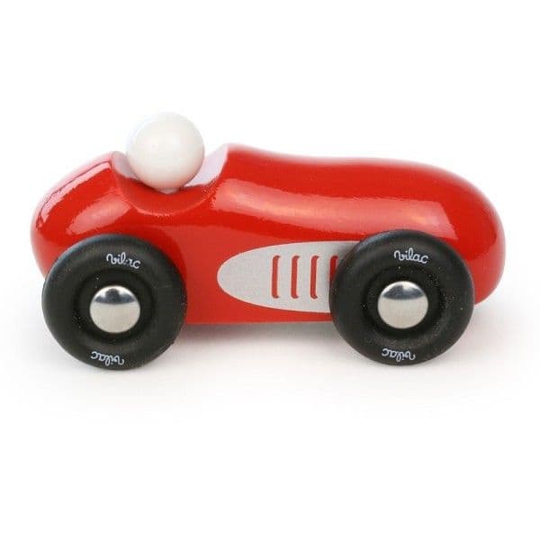 Jouet Petite Voiture Mini Old Sport Vilac® Rouge 10cm - Jouets en bois