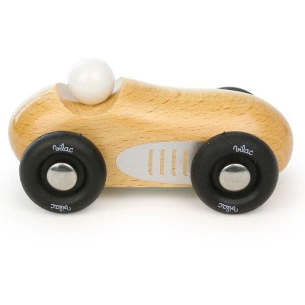 Jouet Petite Voiture Mini Old Sport Vilac® Bois Naturel 10cm -