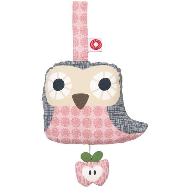 Jouet Boite à Musique Chouette Elise Rose Franck & Fischer - Boite à