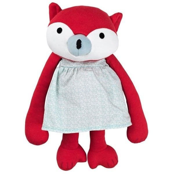 Doudou Poupée Coton Bio Grande Peluche Renard 'Millie' 32cm Franck &