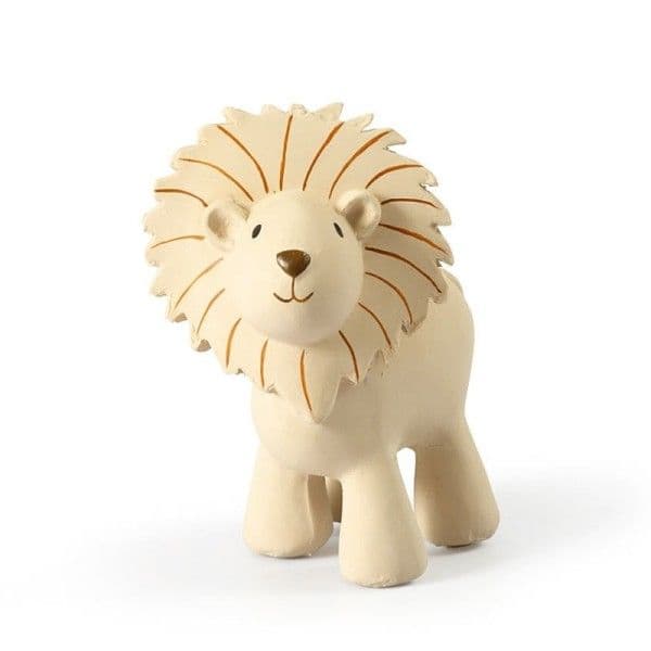 Hochet de dentition Lion Caoutchouc Naturel Animaux du Zoo Tikiri® -