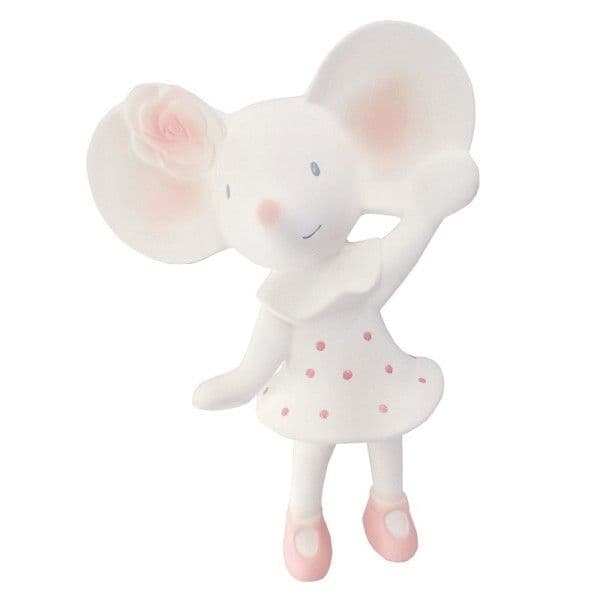 Jouet de dentition Hochet 'Squeaker' Caoutchouc Naturel Meiya la