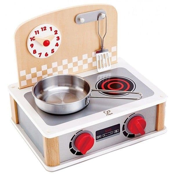 Jouet Cuisinière Grill Recto Verso Dinette en bois Hape® - c