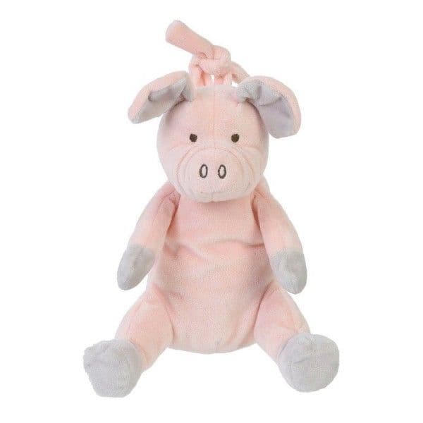 Peluche musicale Cochon Percy 19 cm Happy Horse - Doudou musical