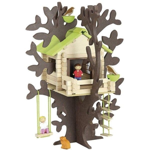 Jouet en bois Jeujura® Ma Cabane dans l'Arbre 90 pièces | Ref: 8075 -