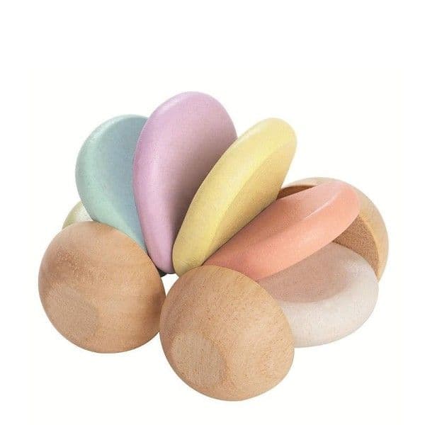 Hochet Voiture Pastel en bois Plantoys®