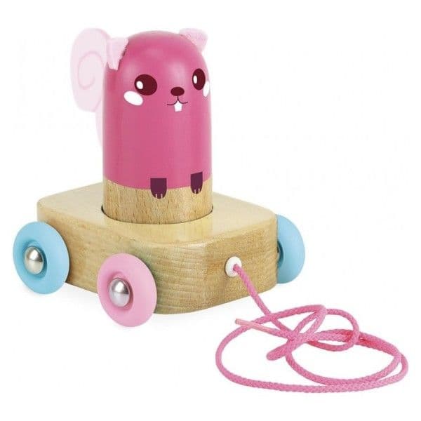 Jouet à Trainer Maracas Mimi L'écureuil Vilac® - Jouets en bois France