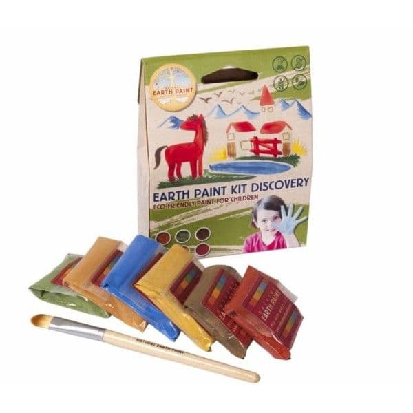 Natural Earth Paint® Kit Découverte 6 Couleurs Pigments Naturels p