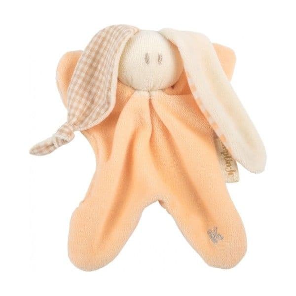 Petit Doudou Coton Bio Keptin-jr Little Toddel Pèche 16cm - Doudou