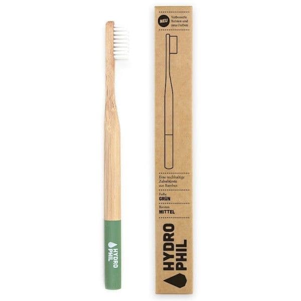 Brosse à dents en Bambou Adulte Médium Verte HydroPhil® - Co