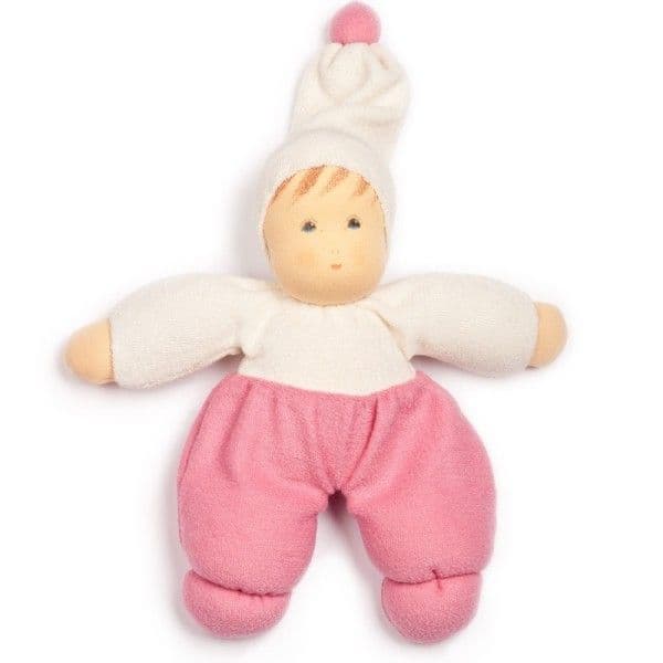 Poupée de Chiffon Nanchen® Natur Poupon Waldorf MOPS Coton Bio (Kba)