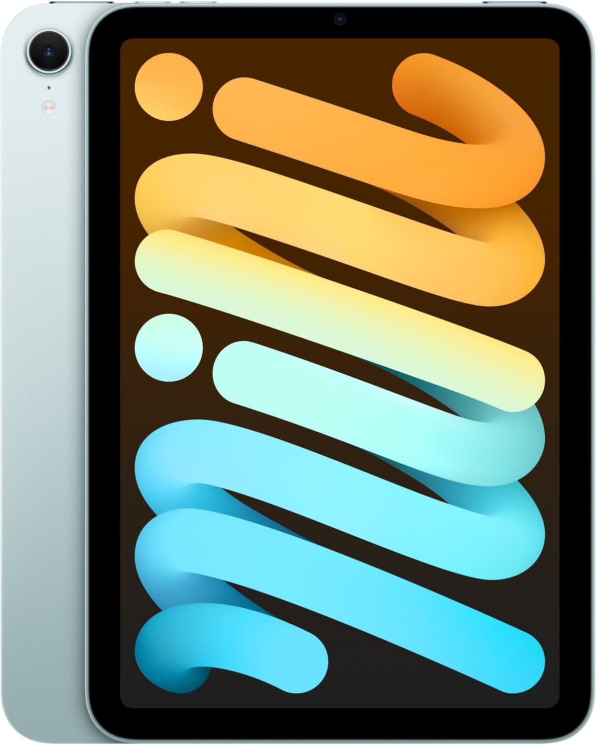 Tableta Apple iPad Mini de 256 GB, color azul celular.