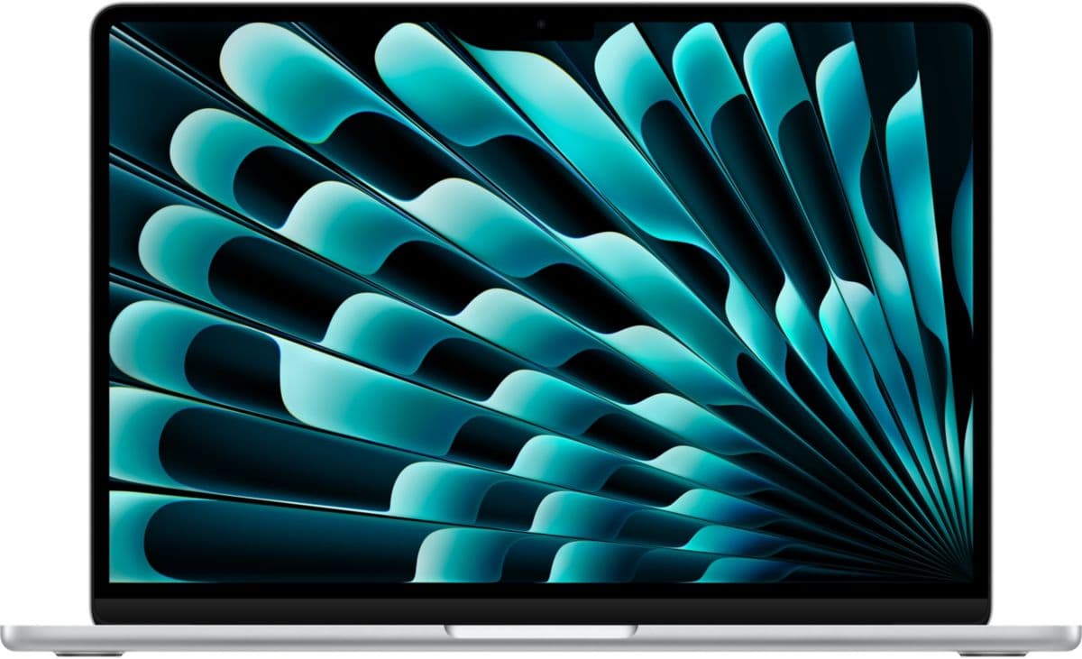Ordenador Apple MacBook Air de 13″, chip M5, CPU de 10 núcleos / GPU de 8 núcleos, 16 GB de RAM, almacenamiento SSD de 512 GB, color plata.