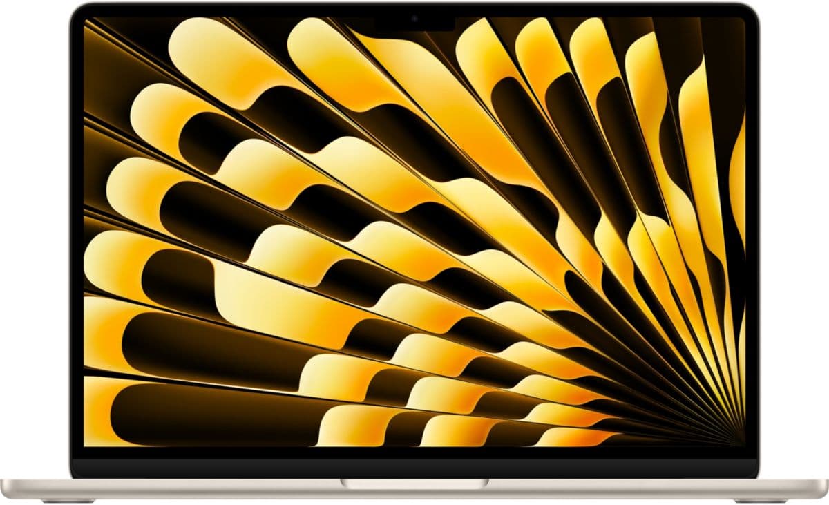 Ordenador Apple MacBook Air de 13″, chip M5, CPU de 10 núcleos / GPU de 8 núcleos, 16 GB de RAM, almacenamiento SSD de 512 GB, Starlight