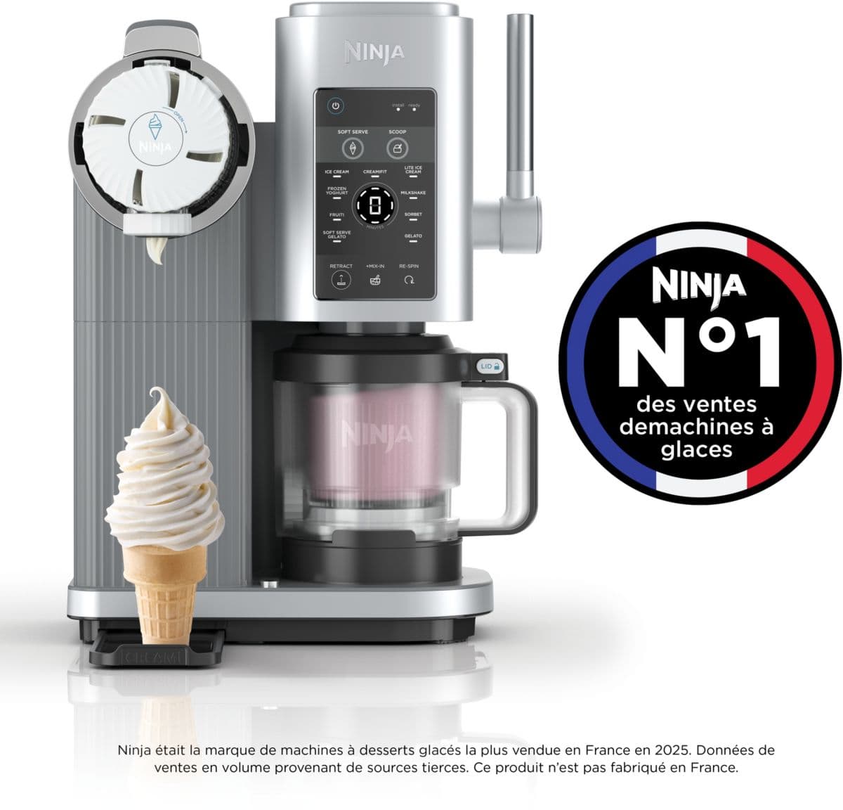 Máquina para hacer helados NINJA Creami Swirl NC701