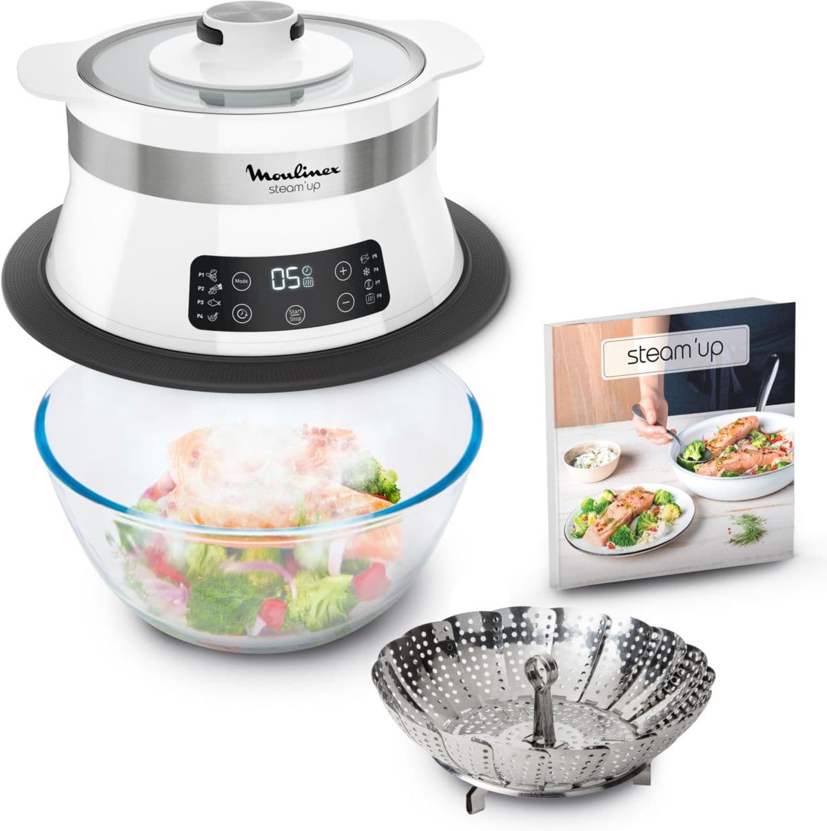Olla a vapor MOULINEX Steam Up VJ504010