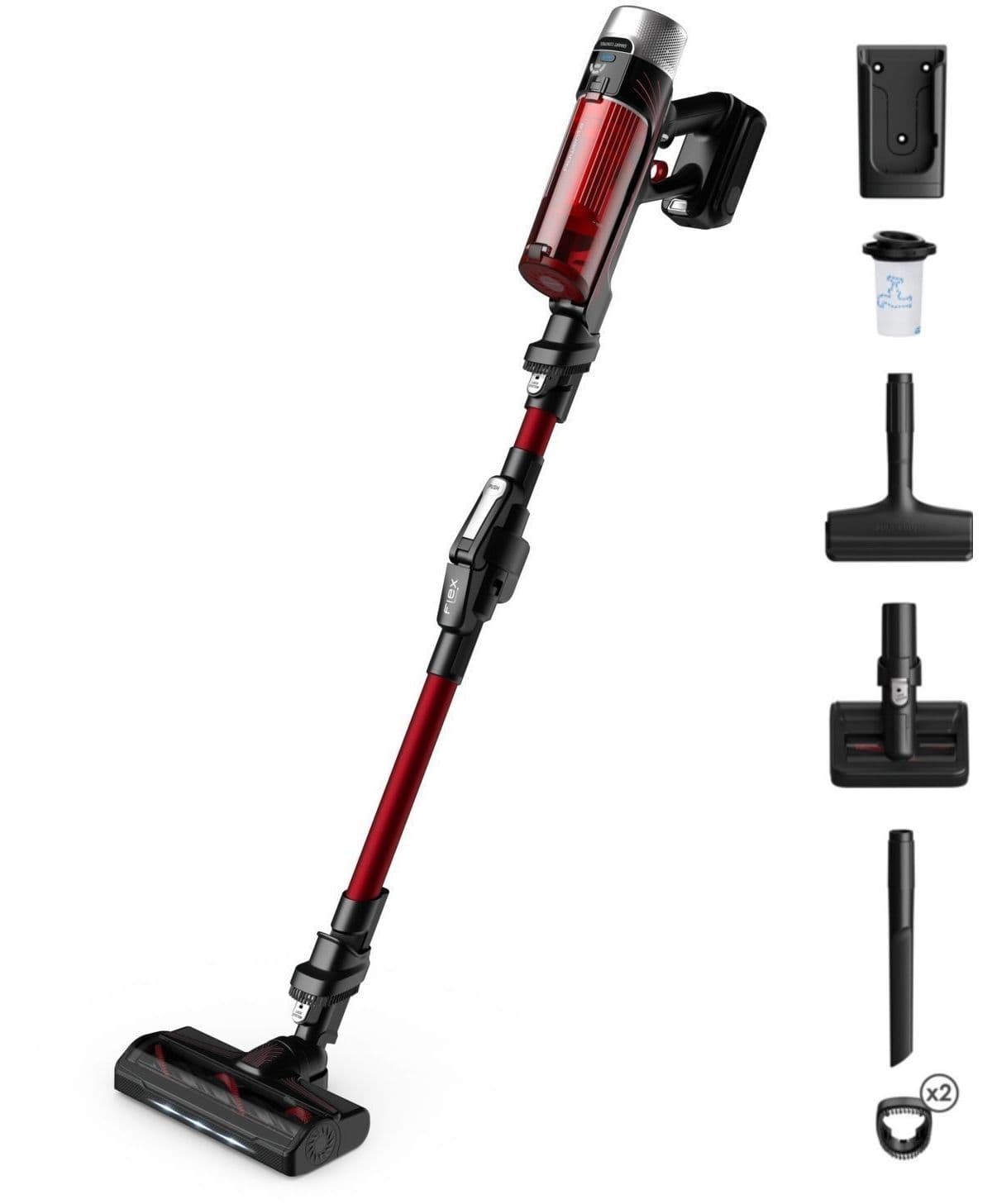 Aspiradora inalámbrica ROWENTA X Force Flex 9.60 con kit para animales RH2079WO