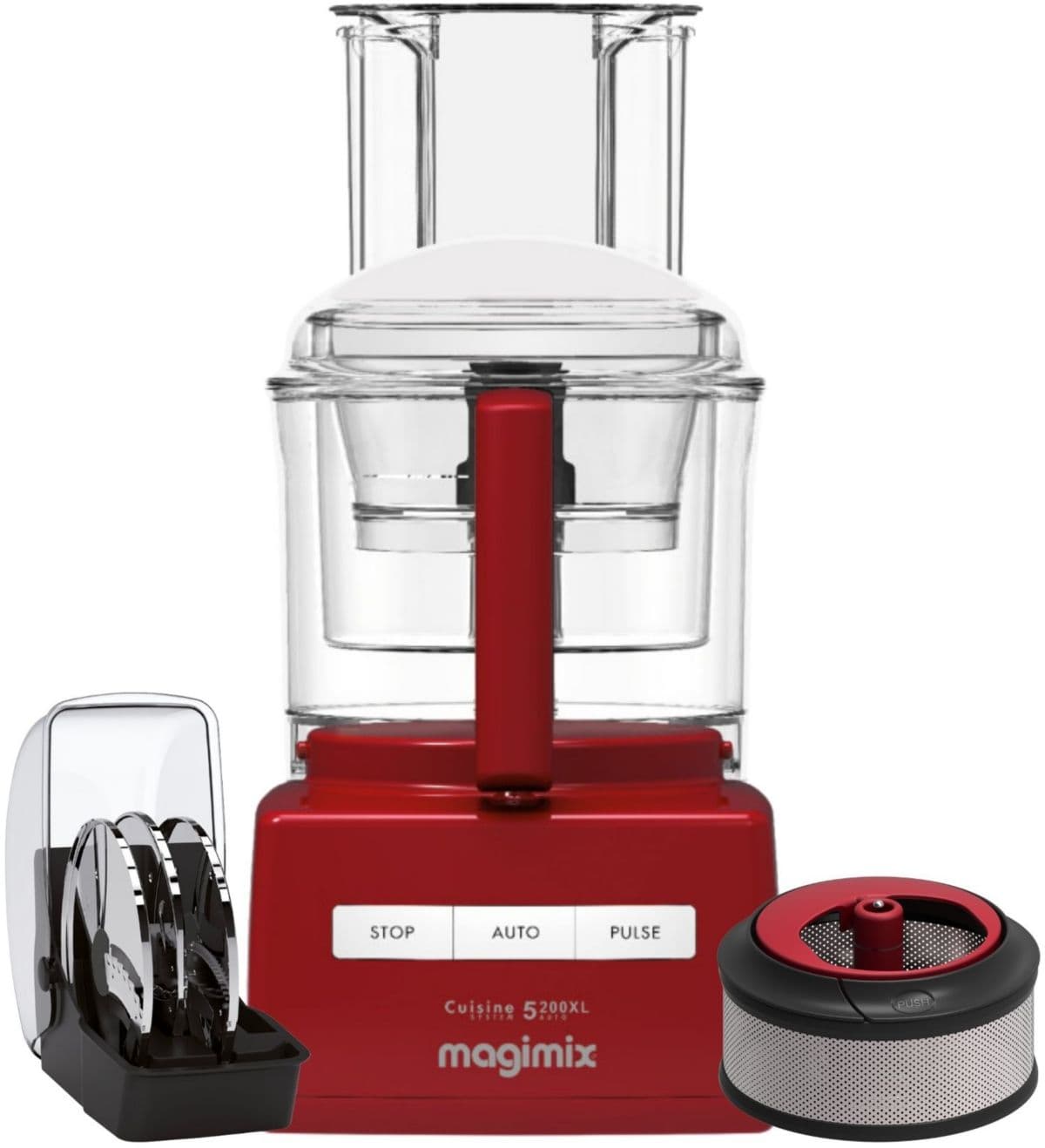 Procesador de alimentos multifunción MAGIMIX CS 5200 XL Premium Rojo