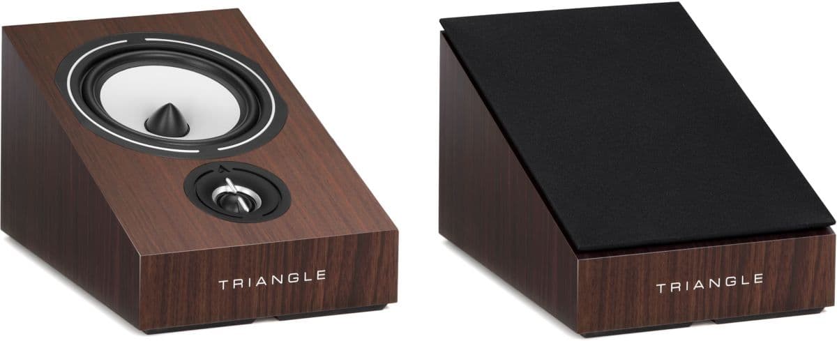 Altavoz envolvente TRIANGLE BRA1 de nogal