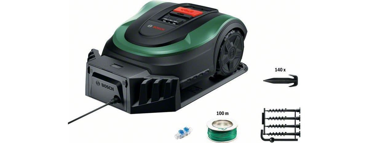 Robot cortacésped BOSCH para jardines pequeños de hasta 300 m².