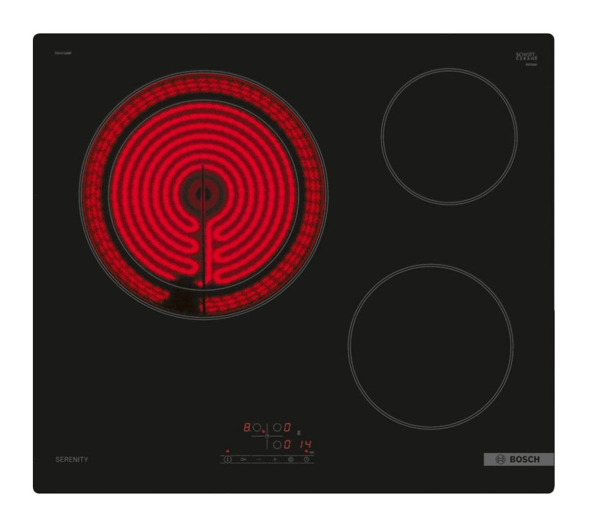 Placa vitrocerámica BOSCH PKK61SBB8F Serenity Series 4