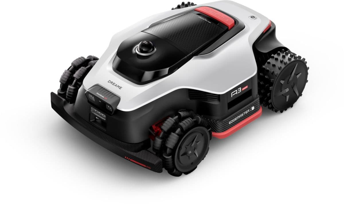 Cortacésped robótico DREAME A3 AWD Pro 3500, con cable perimetral inalámbrico, apto para áreas de hasta 3500 m², incluso en pendientes pronunciadas de