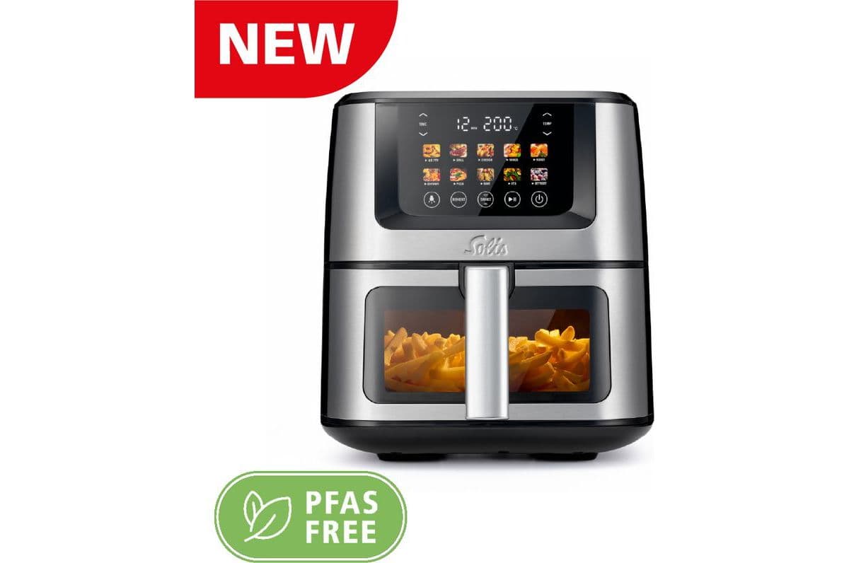 SOLIS Air Fry & Dry XL PLATEADO (Tipo 8002)