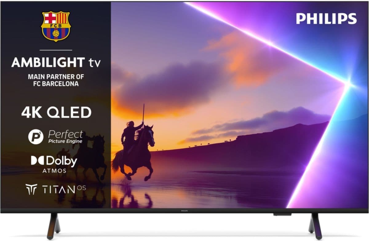 Televisor QLED PHILIPS 75PUS8500 Ambilight 2025 (189 cm)