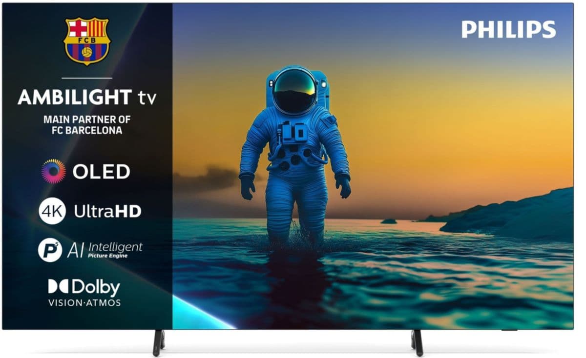 Televisor OLED PHILIPS 77OLED810 Ambilight 2025 (194 cm)
