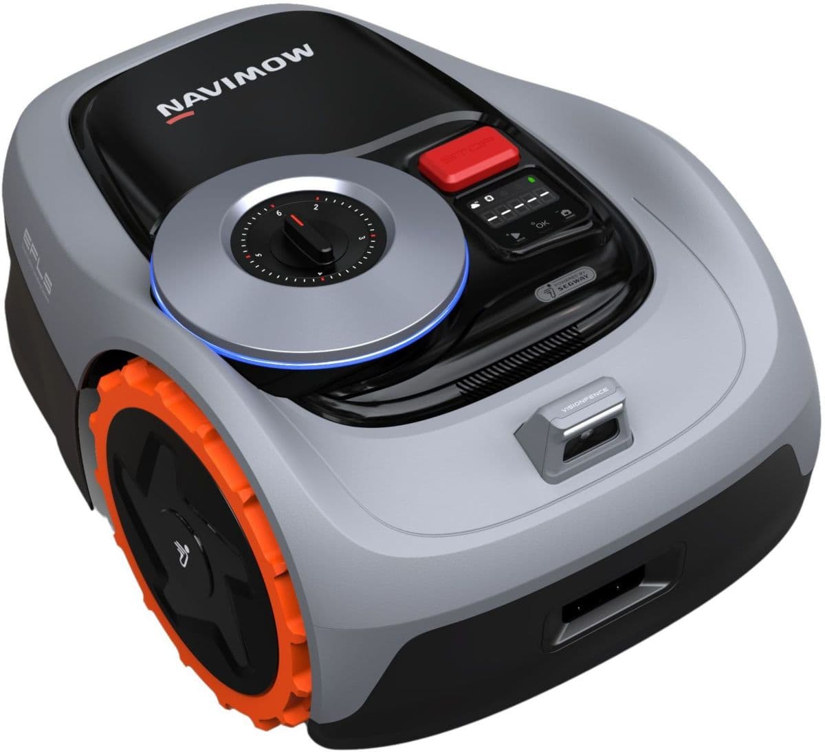Robot cortacésped NAVIMOW i105E, inalámbrico, apto para céspedes de hasta 500 m².