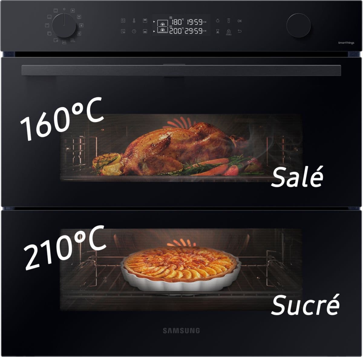 Horno empotrable SAMSUNG NV7B45502AK DualCookFlex