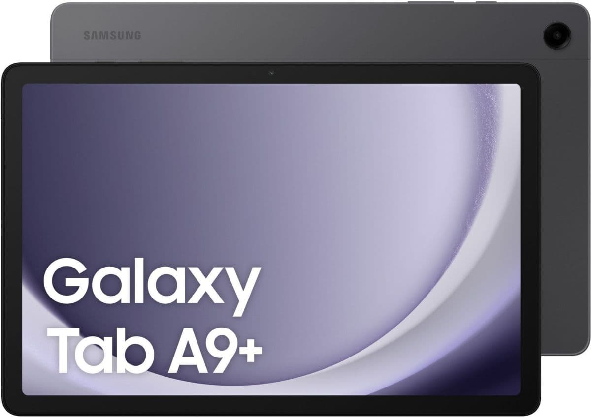 Tableta Android Samsung Galaxy Tab A9+ de 256 GB reacondicionada, color gris.