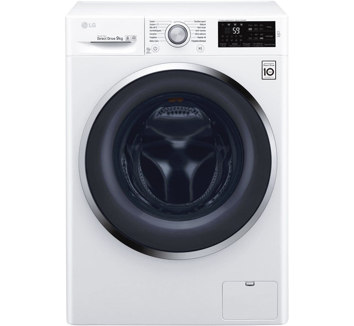 Lavadora empotrable de carga frontal LG F94J62WH reacondicionada
