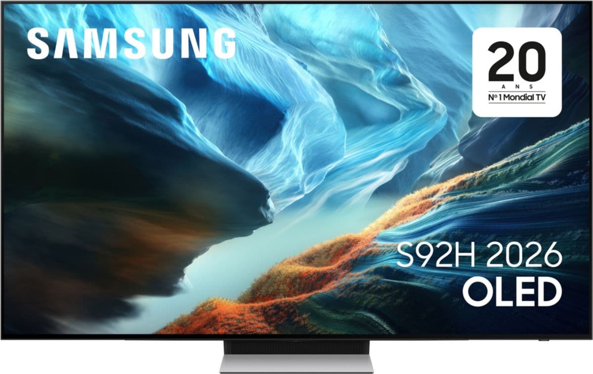Televisor OLED SAMSUNG TQ65S92H 2026 con pantalla 4K con IA antirreflectante (164 cm)