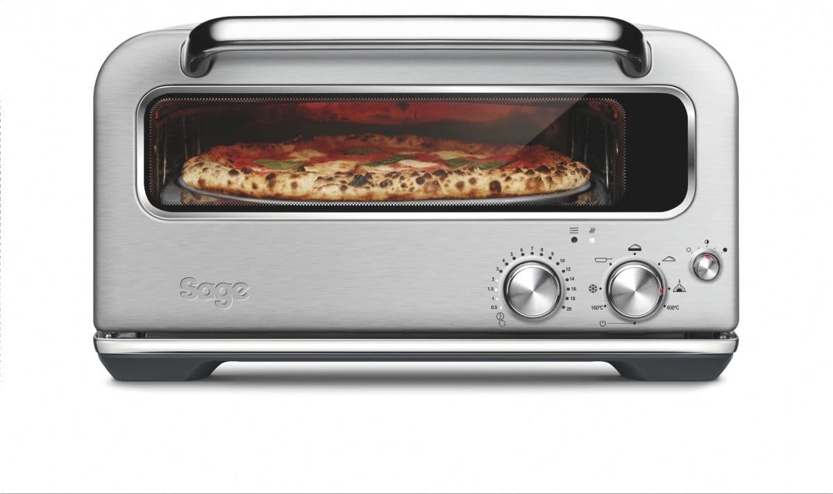 SAGE APPLIANCES Horno eléctrico para pizza Smart Oven Pizzaiolo, 1 pizza de 30 cm, hasta 400 °C