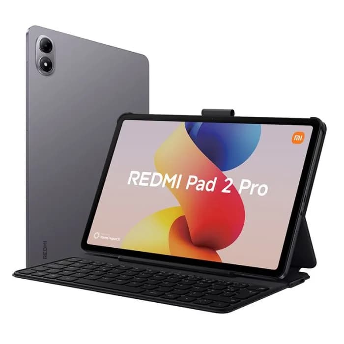 Tableta XIAOMI Redmi Pad2 Pro de 12,1″ con 6 GB/128 GB, color gris, con teclado.