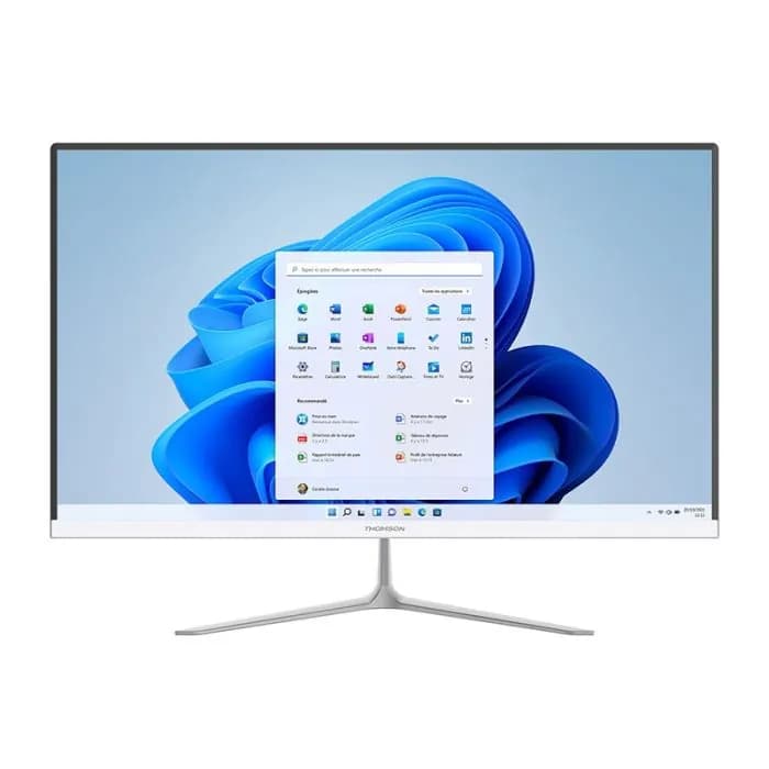 Ordenador todo en uno THOMSON de 24″ A24I310-8WH512 – i3/8GB/512GB/FHD