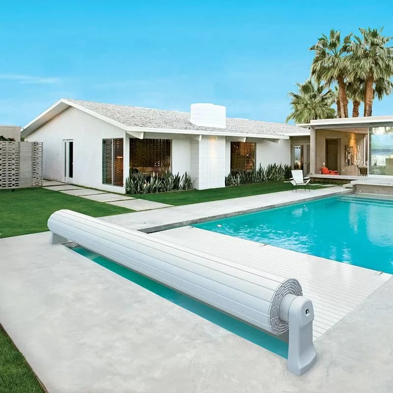 Obturador del rodillo: cubierta automática de la cubierta de linea 6.5 m x 2.5 m-Nuevo - arena