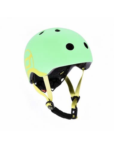 Casque de sécurité enfant pour porteur, trottinette ou vélo Vert Kiwi Vert S
