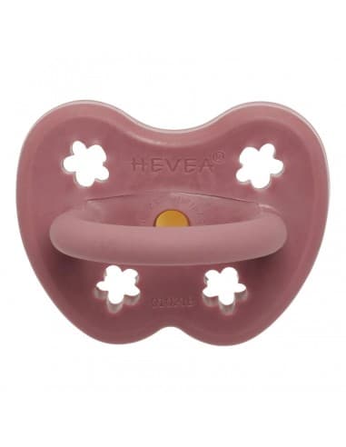 Tétine physiologique en caoutchouc naturel Bois de Rose Rose 3 - 36 mois