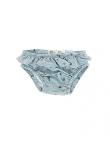 Maillot de bain culotte Fille Coquillages Vert 3 - 6 mois