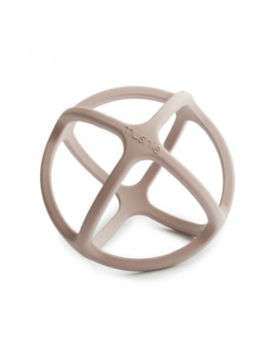 Balle de dentition Mushie Crème Beige